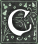 The letter C